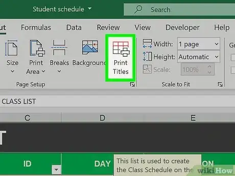Image intitulée Add Header Row in Excel Step 6