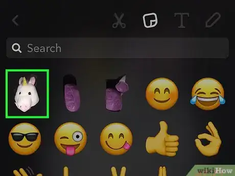 Image intitulée Make Custom Stickers on Snapchat Step 6
