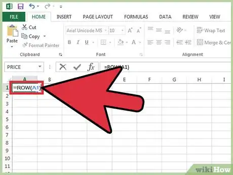 Image intitulée Add Autonumber in Excel Step 2