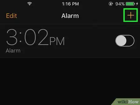 Image intitulée Set an Alarm on an iPhone Clock Step 3