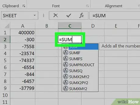 Image intitulée Subtract in Excel Step 25
