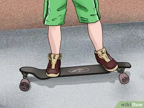 Image intitulée Stop on a Longboard Step 5