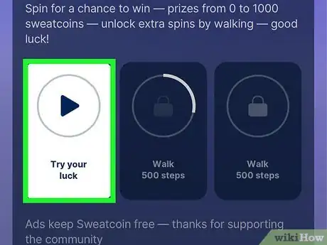 Image intitulée Make Money with Sweatcoin Step 4