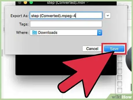 Image intitulée Convert MOV to MP4 and HD MP4 With Quicktime Pro 7 Step 11