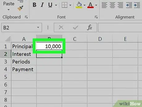 Image intitulée Calculate an Interest Payment Using Microsoft Excel Step 4