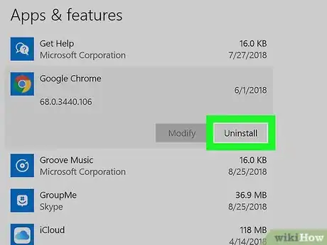 Image intitulée Uninstall Google Chrome Step 6