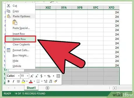 Image intitulée Delete Empty Rows in Excel Step 13