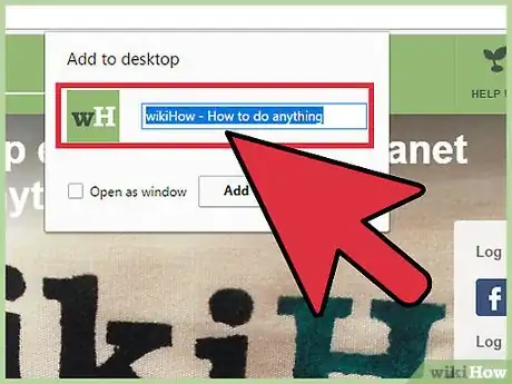 Image intitulée Put a Shortcut to a Website on Your Desktop Step 10