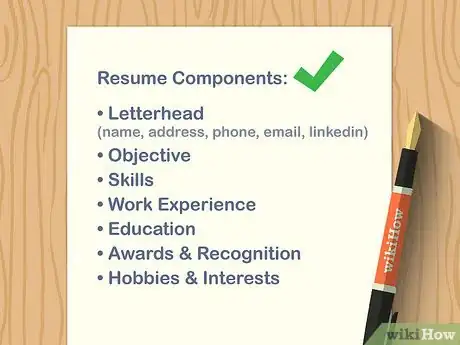 Image intitulée Make a Resume Step 1