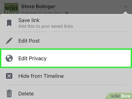 Image intitulée Make a Facebook Post Public Step 4