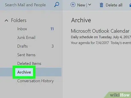 Image intitulée Access Archived Emails in Outlook Step 3