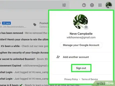 Image intitulée Log Out of Gmail Step 3