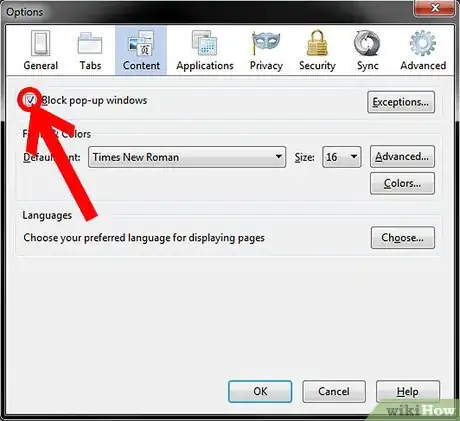 Image intitulée Block Pop–ups in Firefox Step 5