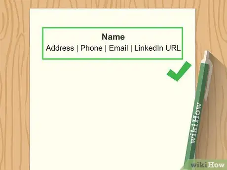 Image intitulée Make a Resume Step 2