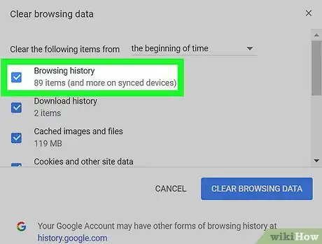 Image intitulée Delete Browsing History Step 6