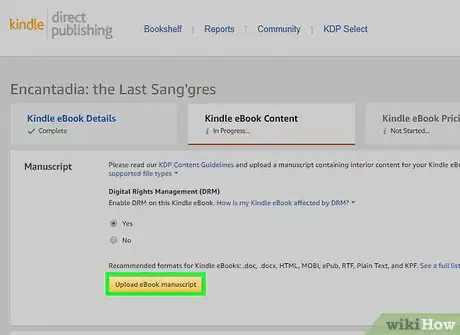 Image intitulée Publish a Book on Amazon Step 8