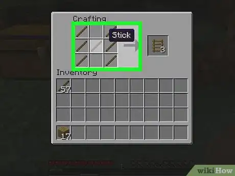 Image intitulée Make a Ladder in Minecraft Step 2