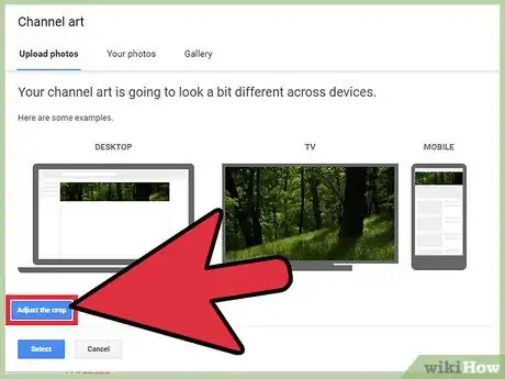 Image intitulée Make a Picture Your YouTube Channel Background Step 16