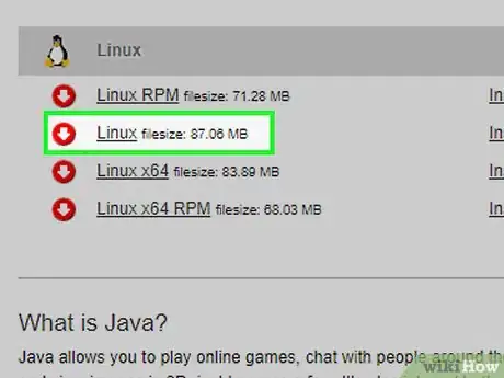 Image intitulée Install Java on Linux Step 2