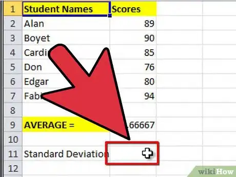 Image intitulée Calculate Mean and Standard Deviation With Excel 2007 Step 6