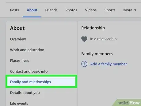 Image intitulée Change Your Relationship Status on Facebook Step 11