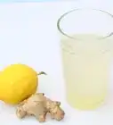 préparer de l'eau au gingembre