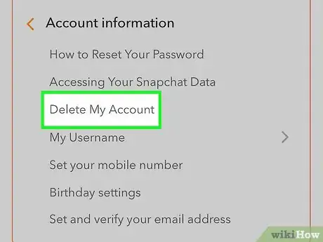 Image intitulée Log Out of Snapchat Step 15