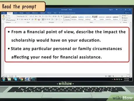Image intitulée Write a Personal Statement for a Scholarship Step 1