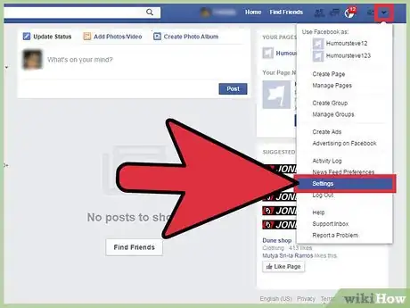 Image intitulée Turn off Game Notifications in Facebook Step 2