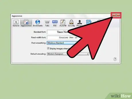 Image intitulée Change the Appearance Settings on Safari Step 10