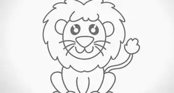 dessiner un lion