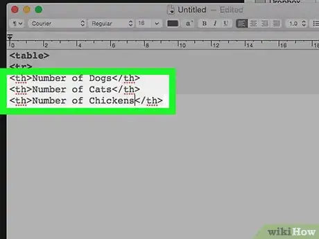 Image intitulée Create a Table in HTML Step 5