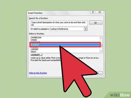 Image intitulée Use the Lookup Function in Excel Step 10