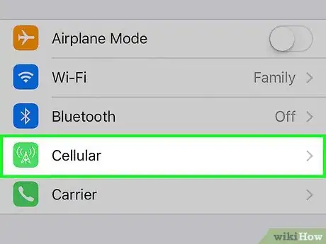 Image intitulée Check Data Usage on an iPhone Step 2