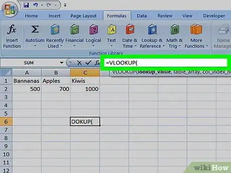 Image intitulée Use Vlookup With an Excel Spreadsheet Step 5