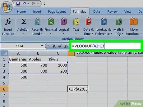 Image intitulée Use Vlookup With an Excel Spreadsheet Step 7