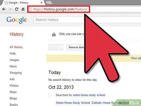 Image intitulée Clear Past Google Searches Step 4