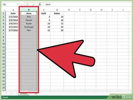 Image intitulée Move Columns in Excel Step 1