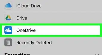 ajouter OneDrive à l'application Fichiers sur iPhone ou iPad