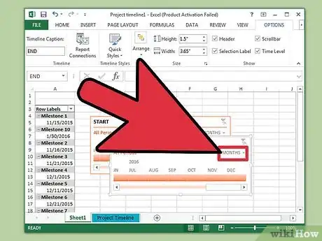 Image intitulée Create a Timeline in Excel Step 12