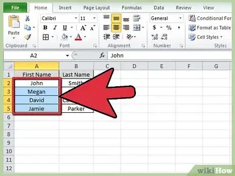 Image intitulée Alphabetize Cells in Excel Step 2