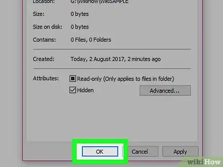 Image intitulée Make an Invisible Folder Step 10