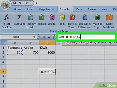 Image intitulée Use Vlookup With an Excel Spreadsheet Step 6