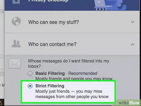 Image intitulée Stop All Friend Requests on Facebook Step 12