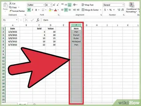 Image intitulée Move Columns in Excel Step 5