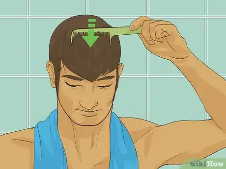 Image intitulée Cut Bangs for Men Step 3