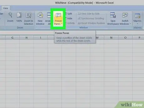 Image intitulée Freeze More than One Column in Excel Step 4