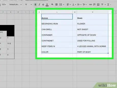 Image intitulée Make a Crossword Puzzle on Google Docs Step 12