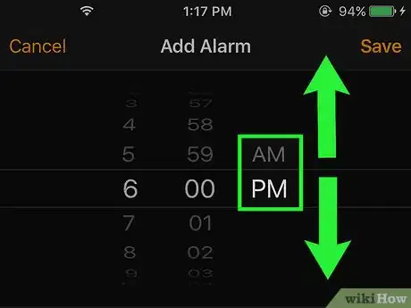 Image intitulée Set an Alarm on an iPhone Clock Step 6