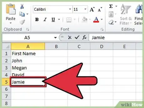 Image intitulée Alphabetize Cells in Excel Step 1